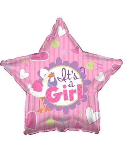 Звезда Аист принес девочку Розовый