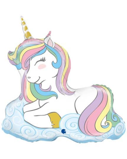 Фигура Нежный единорог на облаках 99 см